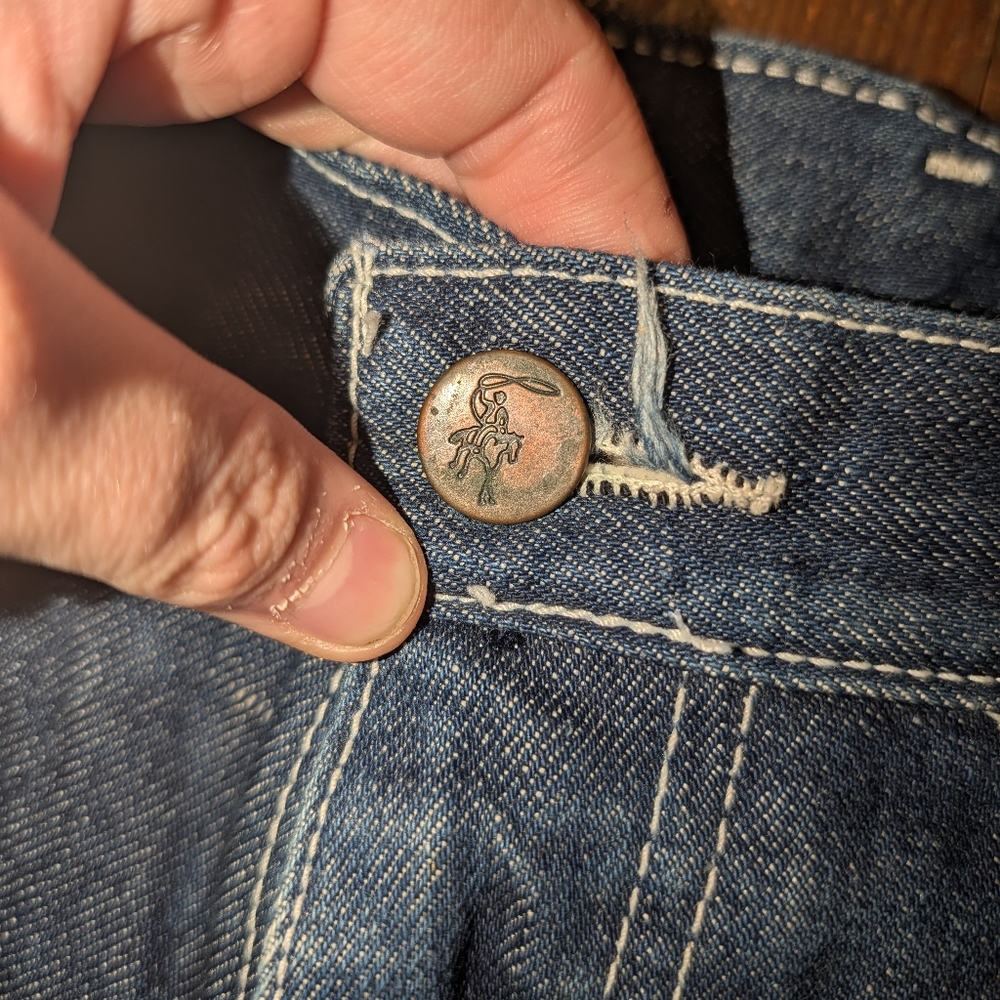 VTG Womens Bootcut San Francisco Riding Jeans - Picture 3 of 5